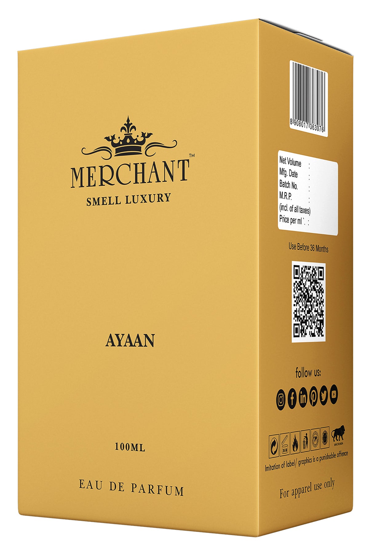 Ayaan | Eau De Parfum | Unisex Perfume